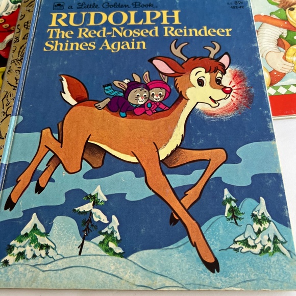 Vintage Little Golden Books Christmas lot of 5 - Picture 13 of 14